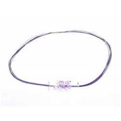 Hermes Purple Rencontre Oceane Bijouterie Fantaisie Necklace