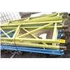 Image 1 : PALLET OF YELLOW & BLUE METAL SHELVING