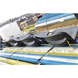 BANK OF 4 BLACK CHAIRS