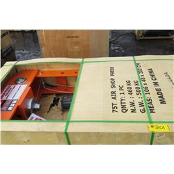 NEW 75 TON HYDRAULIC SHOP PRESS