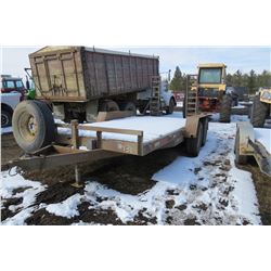 SWS TANDEM AXLE CAR HAULER AND FOLD DOWN RAMPS