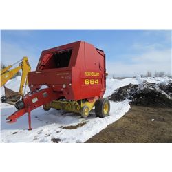 NEW HOLLAND 664 ROUND BALER