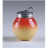 Image 1 : WHEELING PEACH BLOW MUSTARD POT