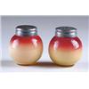 Image 1 : WHEELING PEACH BLOW SALT AND PEPPER
