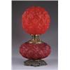 Image 1 : RUBY SATIN GLASS GWTW LAMP