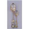 Image 1 : TWO FANCY STERLING AND GILT SOUVENIR SPOONS