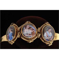 18KT GENEVE ENAMELED BRACELET