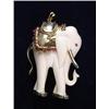 Image 1 : IVORY YELLOW GOLD ELEPHANT PENDANT