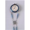 Image 1 : FINE BLUE ENAMEL NECKLACE WATCH