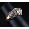 Image 1 : YELLOW GOLD AND DIAMOND DOME RING