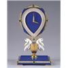Image 1 : LAPIS, DIAMOND AND EMERALD CLOCK
