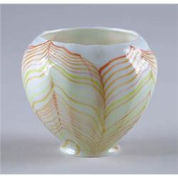 EXTREMELY EARLY TIFFANY DECORATED SHADE