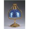 Image 1 : TIFFANY HARP LAMP WITH CONTEMPORARY SHADE