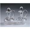 Image 1 : TWO CUT GLASS CRUETS