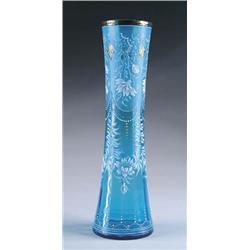 MONUMENTAL VICTORIAN ENAMELED VASE