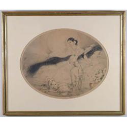 LOUIS ICART ETCHING