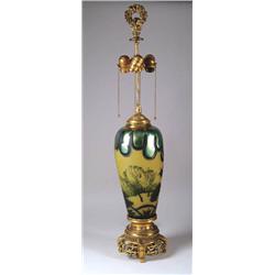 RARE STEUBEN PEGASUS LAMP BASE