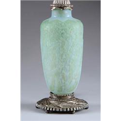 STEUBEN CLUTHERA ACID CUT BACK LAMP BASE