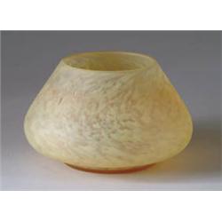 STEUBEN YELLOW CINTRA BOWL