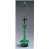Image 1 : STEUBEN GREEN JADE LAMP BASE