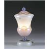 Image 1 : RARE ART GLASS COVERED URN LAMP