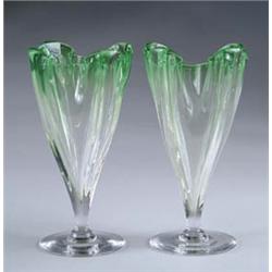 PAIR OF STEUBEN VASES