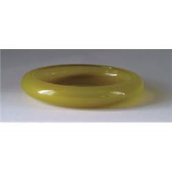 STEUBEN YELLOW JADE BOWL