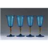 Image 1 : SET OF FOUR STEUBEN GOBLETS