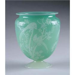 STEUBEN ACID CUTBACK VASE