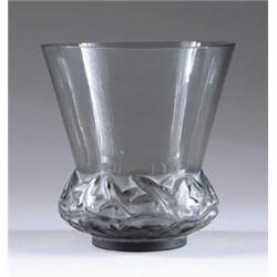 SMOKEY LALIQUE VASE
