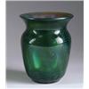 Image 1 : LOETZ GREEN PAPERWEIGHT VASE