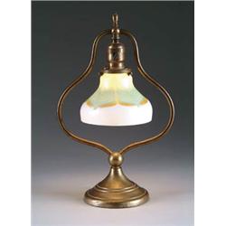 ART NOUVEAU HARP LAMP