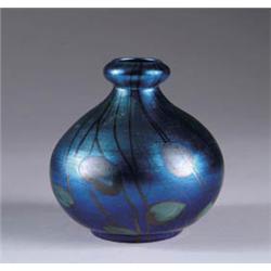 TIFFANY FAVRILE DECORATED VASE