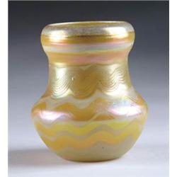 EARLY TIFFANY DECORATED VASE