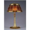 Image 1 : TIFFANY LINENFOLD DESK LAMP