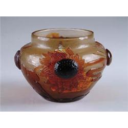 GALLE APPLIED DECORATION VASE