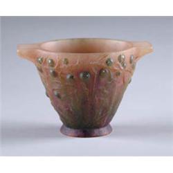 A. WALTER PATE DE VERRE VASE