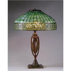 TIFFANY GREEK KEY TABLE LAMP