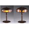 Image 1 : PAIR OF SIGNED ROYCROFT LAMPS