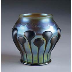 TIFFANY DECORATED VASE