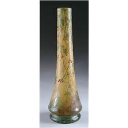 MONUMENTAL DAUM APPLIED VASE