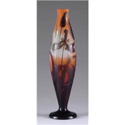 MONUMENTAL GALLE CAMEO VASE