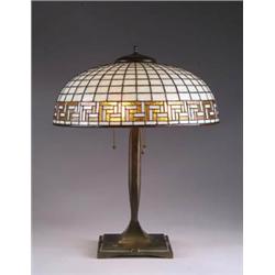 BIGELOW & KENNARD GREEK KEY LAMP