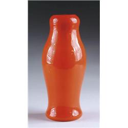 RED TIFFANY VASE
