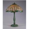 Image 1 : LEADED GLASS TABLE LAMP