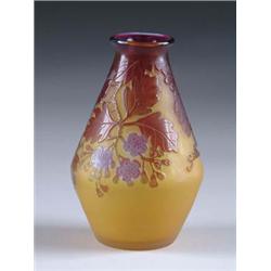 GALLE CAMEO VASE