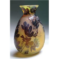 MONUMENTAL GALLE CAMEO VASE