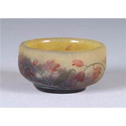 DAUM CAMEO & ENAMELED SALT