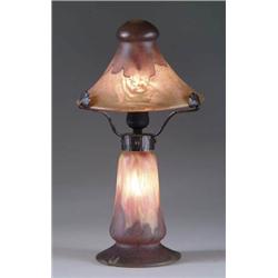 SCHNEIDER ART GLASS LAMP