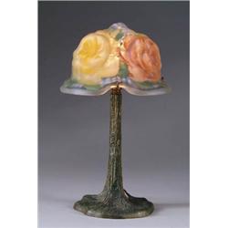 PAIRPOINT PUFFY BOUDOIR LAMP